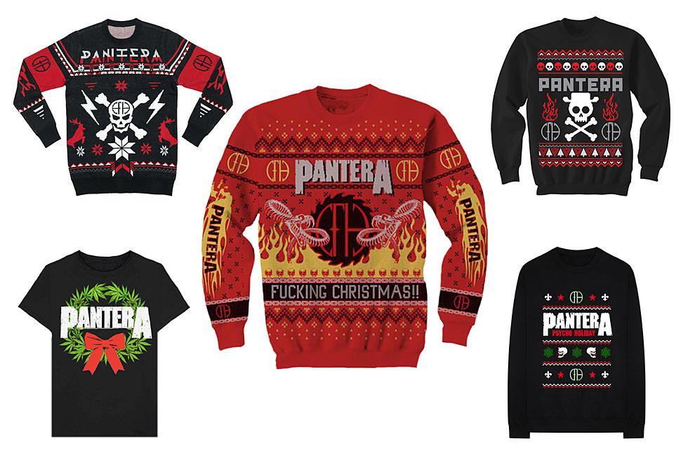 Группа Pantera выпустила рождественские свитеры, которые идеально понравятс...